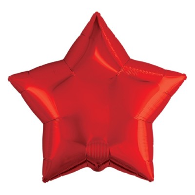 Шар Agura Звезда Красный (19д, 48см, 25шт) 757451