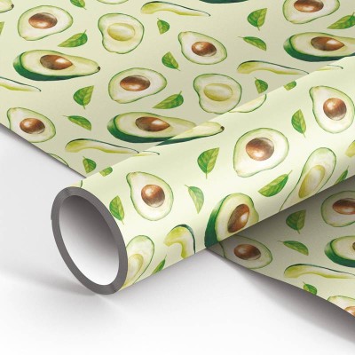 Упаковочная бумага 1шт глянц. 70*100см, MESHU "Avocado", 80г/м2 340596