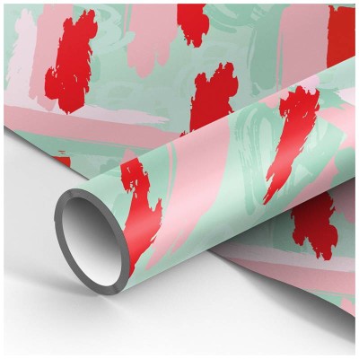 Упаковочная бумага 1шт глянц. 70*100см, MESHU "Stylish green", 90г/м2 325734
