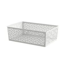 Корзинка универсальная "Linden" 4,3л, 290х190х95мм (светло-серый) ХТ2698