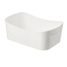Корзинка универсальная "Poplar" 1,6л, 190х140х80мм (светло-серый) ХТ2690