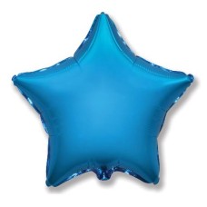 Шар (18\'\'/46 см) Звезда, Синий, 1 шт. 301500A