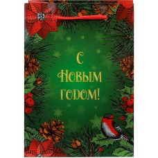 Пакет подарочный с глянц.ламин.14х20х6,5см(MS)Лесное цветение,157г(собс.раз.) ПКП-6637