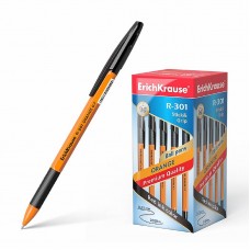 Ручка шариковая ErichKrause R-301 Stick&Grip Orange 0.7, цвет чернил черный 39533