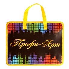 Папка школьная для тетрадей А4 на молнии с ручками "Профи-арт", пластик, 32*26*8 см. 2025 Профи-Арт /1 /12 /0/120 290657