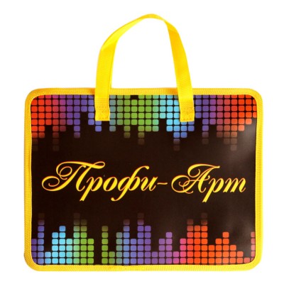 Папка школьная для тетрадей А4 на молнии с ручками "Профи-арт", пластик, 32*26*8 см. 2025 Профи-Арт /1 /12 /0/120 290657