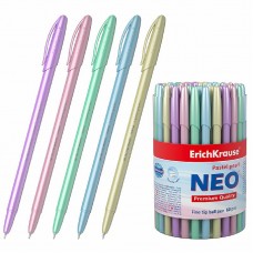 Ручка шариковая ErichKrause® Neo® Stick Pastel 0.7, цвет чернил синий 55380