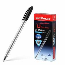 Ручка шариковая ErichKrause® U-108 Stick Classic 1.0, Ultra Glide Technology, цвет чернил черный 53698