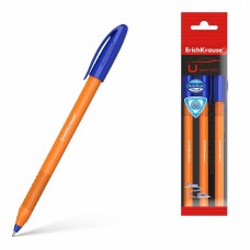 Набор из 3 ручек шариковых ErichKrause® U-108 Stick Orange 1.0, Ultra Glide Technology, цвет чернил синий 47586