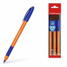 Набор из 3 ручек шариковых ErichKrause® U-109 Stick Orange 1.0, Ultra Glide Technology, цвет чернил синий 47592