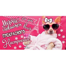 2-17-1060А Прекрасного настроения! ( пластизоль ) конвертик