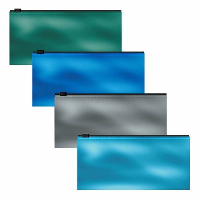 Zip-пакет пластиковый ErichKrause® Glossy Ice Metallic, Travel, непрозрачный, ассорти 53298