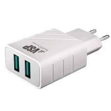 З/У BoraSCO (37261) 2 USB 2.4A, белое 4627169382363