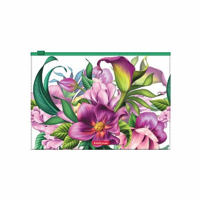 Zip-пакет пластиковый ErichKrause® Tropical Flowers, A4 55341