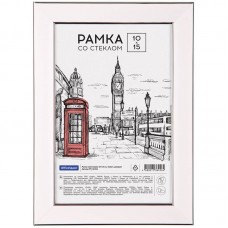 Рамка пластиковая 10*15см, OfficeSpace "Color", розовый 317290