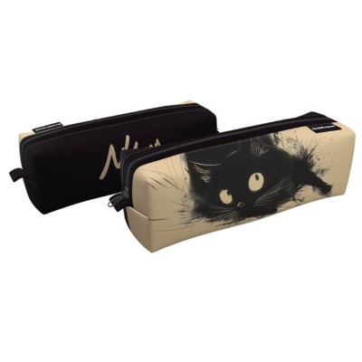 Пенал квадро ErichKrause 210x70x70мм Blur Cat 62867