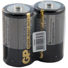 Набор батареек 2шт GP Supercell D (R20) 13S OS2 GP 168546