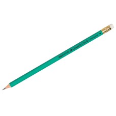 Карандаш ч/г OfficeSpace HB, с ластиком, заточен., пластиковый 260820