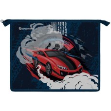 Папка д/тетрадей 1 отд. А5 Schoolformat RED RIDE 235х190х50 молния картон, полиэстер синий д/мальчиков 237070