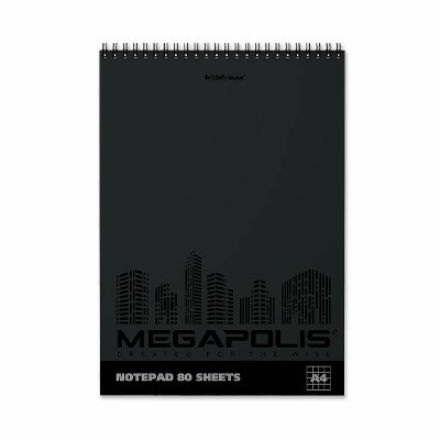 Блокнот на спирали ErichKrause MEGAPOLIS®, А4, 1шт 80 листов, клетка, твин-лак 49813