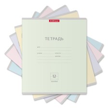 Тетрадь 12л линейка мелов "Классика Light" ассорти (5диз) ERICH KRAUSE 48797 023078