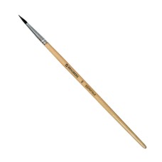 Кисть BRAUBERG, беличья, круглая, №3, 200180