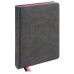 Ежедневник A5, 136л. недатир. CARBON&COLORS (136-5057) неоновый срез РОЗОВЫЙ, кожзам 136-5057