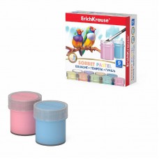 Гуашь ErichKrause Sorbet Pastel 9 цветов по 20 мл 55444