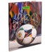 ЕЖЕДНЕВНИК А5, 80л. ЯРКИЙ ФУТБОЛЬНЫЙ МЯЧ (80-0312) (7БЦ,глянц.ламин. цвет.мелов обл. недатиров.) 80-0312