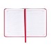 ЕЖЕДНЕВНИК А6, 128л. недатир. EVERYDAY CHRONICLES - RED (128-5037) кожзам (красный) 128-5037