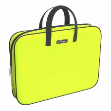 Папка текстильная на молнии ErichKrause с ручками Neon® Yellow, A4+ 54674