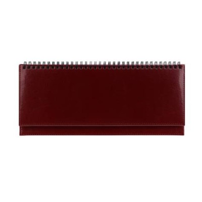 ПЛАНИНГ 56 л. недатир. SELECTION - BORDEAUX (56-5073) греб, кожзам (бордовый), золот срез 300х130мм 56-5073