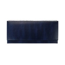 ПЛАНИНГ 56 л. недатир. TOUCH SKIN - INDIGO (56-3197) гребень,кожзам(синий), отстрочка, 300х130мм 56-3197