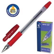 Ручка шариковая Pilot "BPS" красная, 0,7мм, грип Pilot 005340