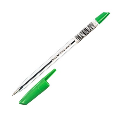 Ручка шарик. CORONA PLUS 0,7 мм зелен. прозр. корп. Linc 109215