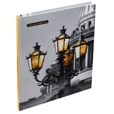 ЕЖЕДНЕВНИК А5,80л. ГОРОДСКИЕ ФОНАРИ (80-0391) 7БЦ,контраст,цв.мел обл,недатир 80-0391