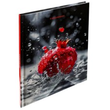 ЕЖЕДНЕВНИК А5,80л. ЯРКИЙ ГРАНАТ (80-0392) 7БЦ,контраст,цв.мел обл,недатир 80-0392