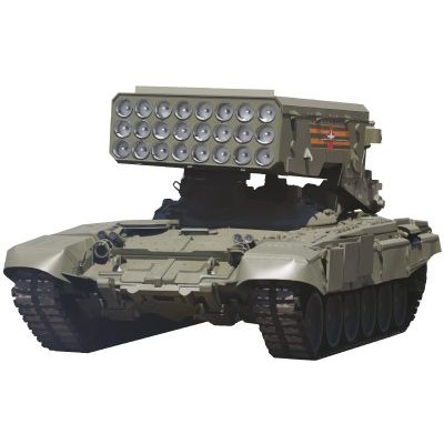 Ф-15656 Плакат вырубной А3. Военная техника. ТОС-1А Солнцепек. Двухсторонний - группа Военная техника 00-00018301