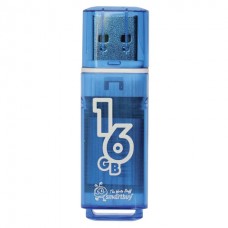 Память Smart Buy "Glossy"  16GB, USB 2.0 Flash Drive, голубой 225096