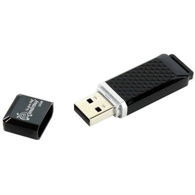 Память Smart Buy "Quartz" 32GB, USB 2.0 Flash Drive, черный 222381