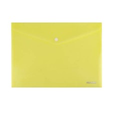 Папка-конверт на кнопке А4, 180мкм, желтый (ПК-3024/10) ПК-3024/10