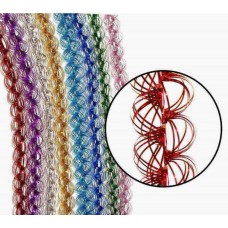 Мишура №20 "Спираль малая" 2м*35мм цвет в ассортименте 007985 Мишура №20 "Спираль малая" 2м*35мм цвет в ассортименте 007985