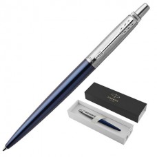 Ручка шариковая JOTTER Royal Blue CT, синий кор. из нерж.стали,колп. и клип из нерж.стали,син черн M PARKER 00-00027198