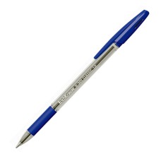 Ручка ERICH KRAUSE "R-301 Grip" синяя 1.0мм корпус прозрачный рез 39527 087505