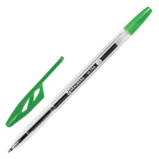 Ручка шариковая BRAUBERG "ULTRA", ЗЕЛЕНАЯ, узел 1 мм, чернила ГЕРМАНИЯ, наконечник ШВЕЙЦАРИЯ, 143561