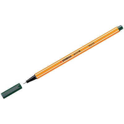 Ручка капиллярная Stabilo "Point 88" цвет травы, 0,4мм Stabilo 079368