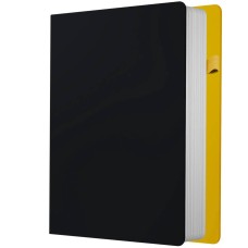 Книга для записей А6 128л "Twist. Черный" КанцЭксмо КЗТКФ61284468