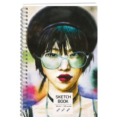 Скетчбук А5 100л "SKETCHBOOK. Портрет" КанцЭксмо ТС51005060