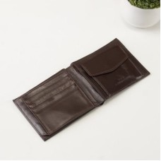 Портмоне муж Якоб 12,2*2*10 см, 2 отд, д/кредит, д/монет, коричневый 4659704