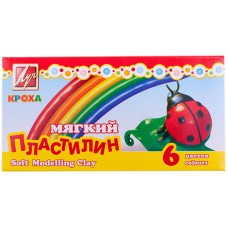 Пластилин ЛУЧ КРОХА 6 цв. 99 г со стеком Луч 060843